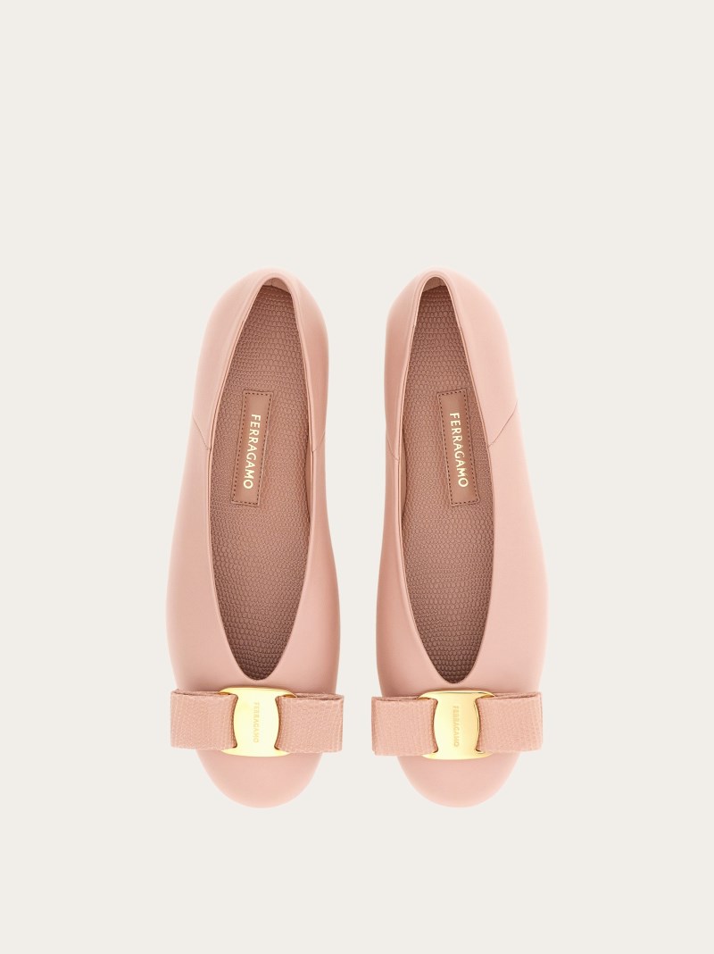Ferragamo | Women's Vara Bow Ballet Flat - Pink