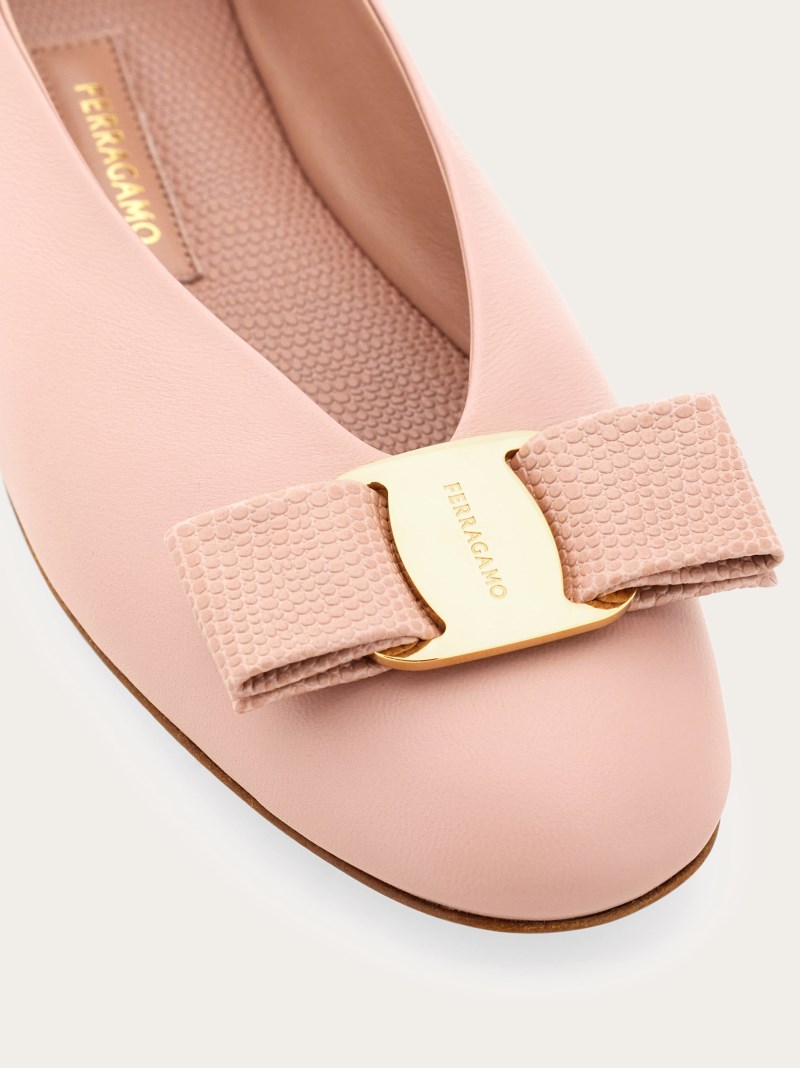 Ferragamo | Women's Vara Bow Ballet Flat - Pink